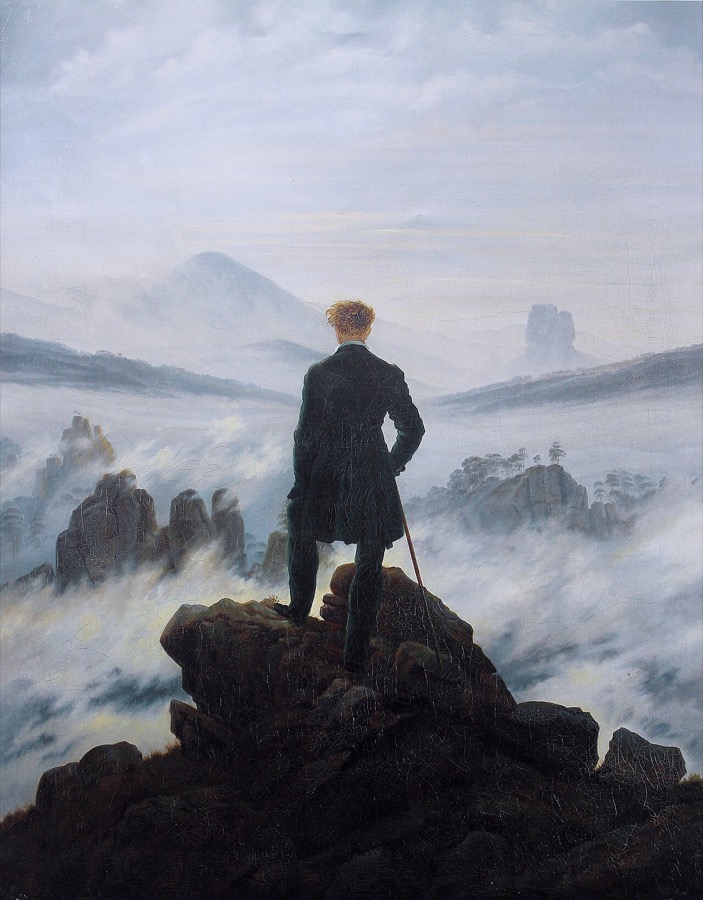 Wanderer above the Sea of Fog - Caspar David Friedrich, 1818