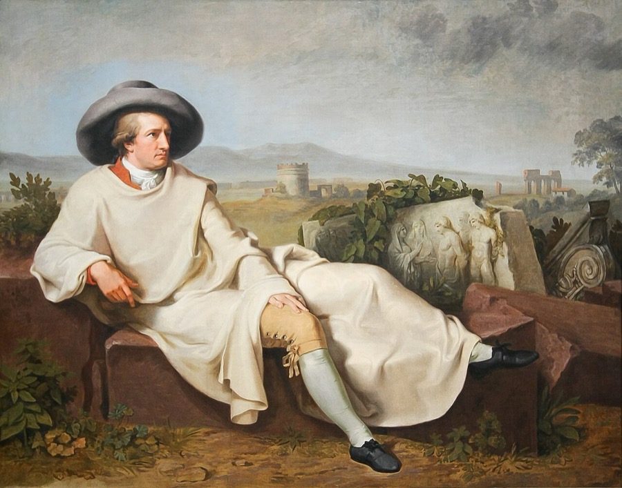 Goethe in the Roman Campagna - Tischbein, 1787