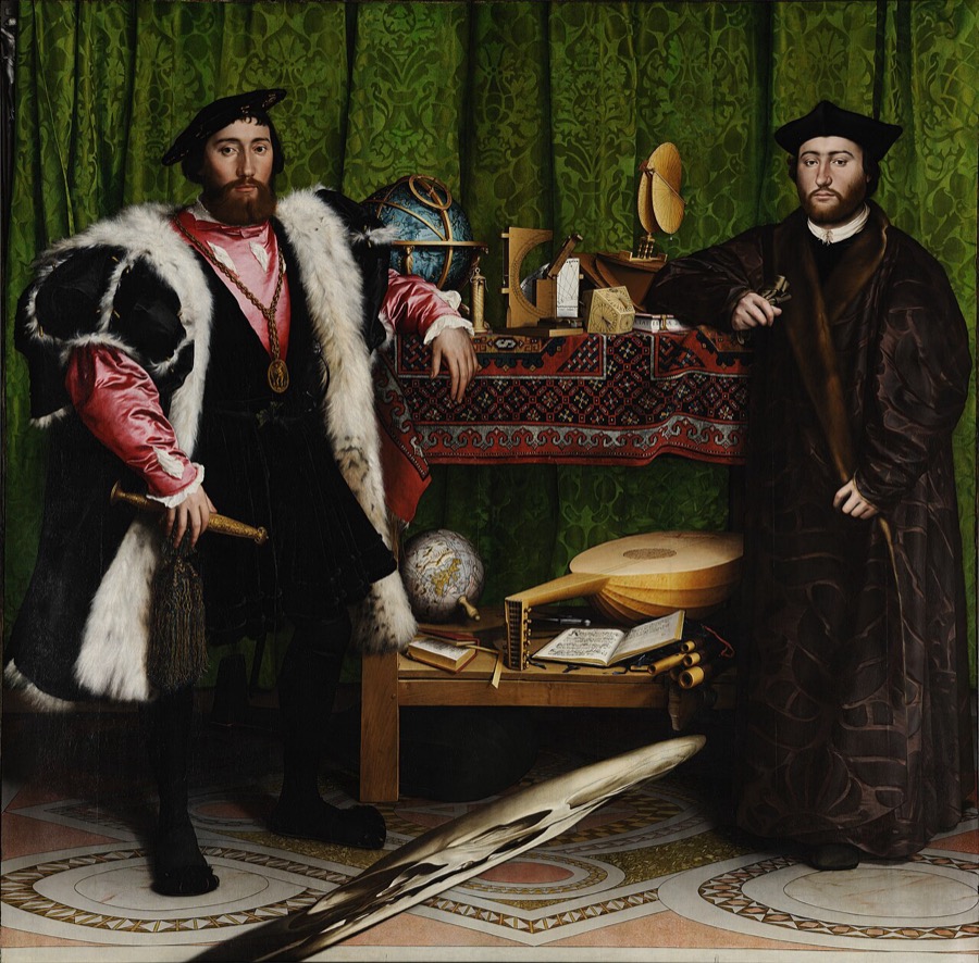 The Ambassadors - Hans Holbein, 1533