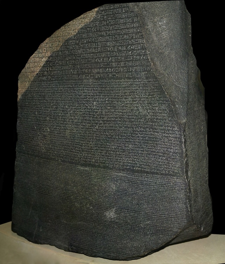 The Rosetta Stone (196 BC)