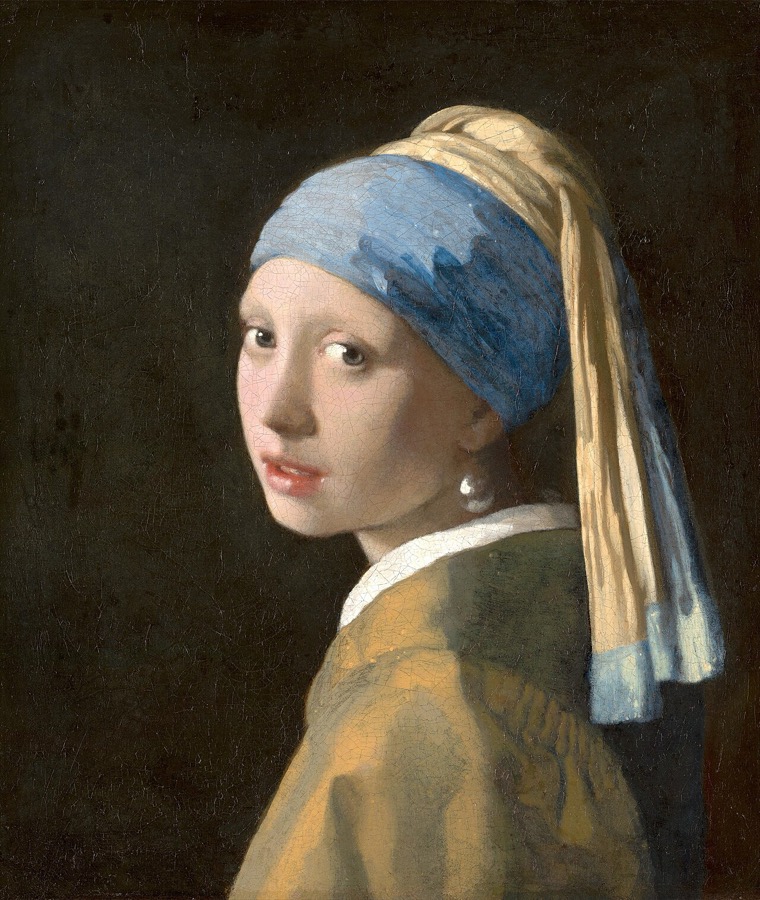 Girl with a Pearl Earring - Vermeer, 1665